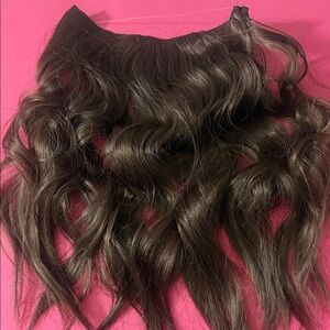 Luxurious Brown Hair Extensions halo